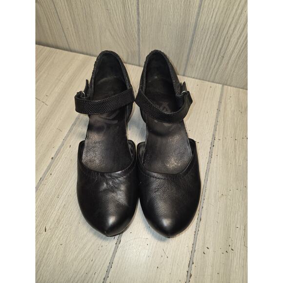 OTBT Black Leather Salem Mary Jane Hidden Wedge Women's Size 8.5 Whimsigoth - Picture 2 of 11